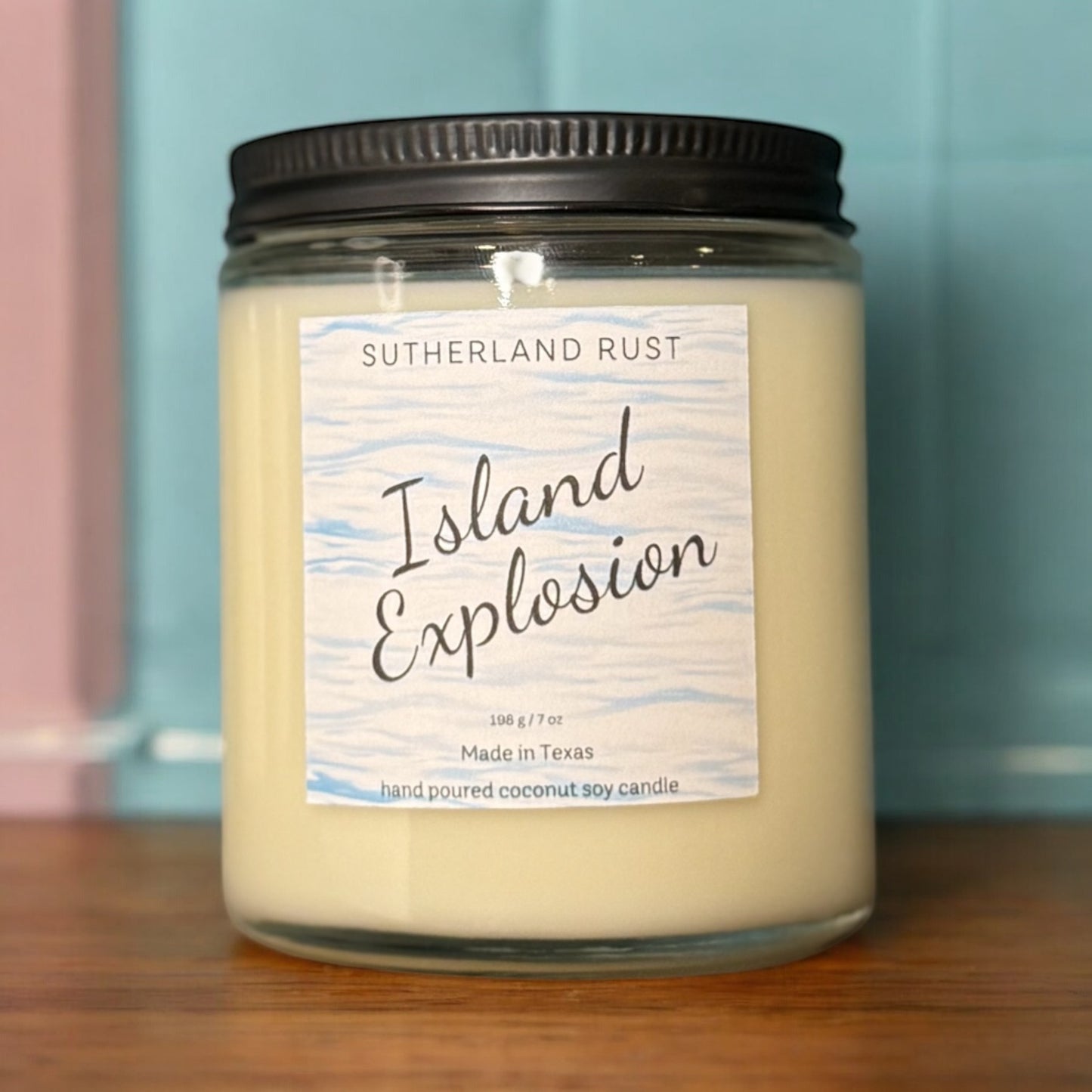 Island Explosion Candle